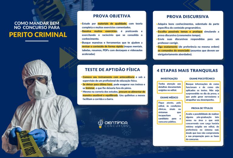 Concursos Perito Criminal: Como se preparar e oportunidades