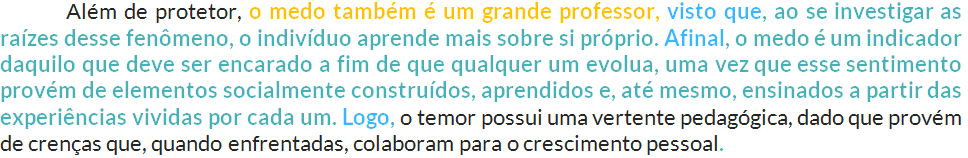 Desenvolvimento 2 contendo. Atenção aos termos destacados.