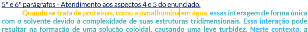 Texto dissertativo argumentativo com dicas de resolução da questão.