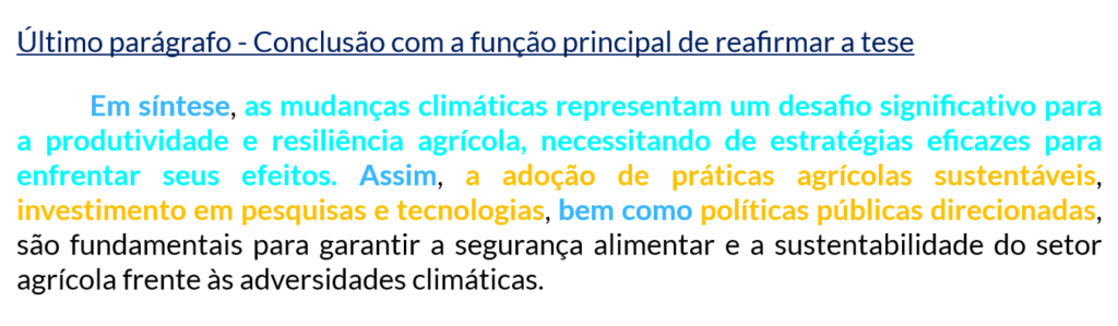 Proposta de conclusão para questão inédita.